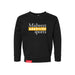 MAS Kansas City Kings Wheelchair Basketball MAS Logo Toddler Black Crewneck Sweatshirt on a white background