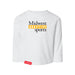 MAS Kansas City Kings Wheelchair Basketball MAS Logo Toddler White Long Sleeve T-Shirt on a white background