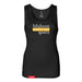 MAS Kansas City Kings Wheelchair Basketball MAS Logo Women's Black Slim Micro Rib Tank Top on a white background