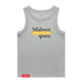 MAS Kansas City Kings Wheelchair Basketball MAS Logo Women's Grey Organic Tank Top on a white background
