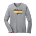 MAS Kansas City Kings Wheelchair Basketball MAS Logo Women's Heather Grey Long Sleeve T-Shirt on a white background