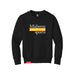 MAS Kansas City Kings Wheelchair Basketball MAS Logo Youth Black Crewneck Sweatshirt on a white background