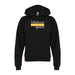 MAS Kansas City Kings Wheelchair Basketball MAS Logo Youth Black Hoodie on a white background
