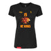 Front angle of the Milo Murphy MAS Kansas City Kings Wheelchair Basketball Amplife Women's Black Slim T-Shirt against a white background