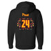 Back angle of the Yandel Pina MAS Kansas City Kings Wheelchair Basketball Amplife Black Hoodie against a white background