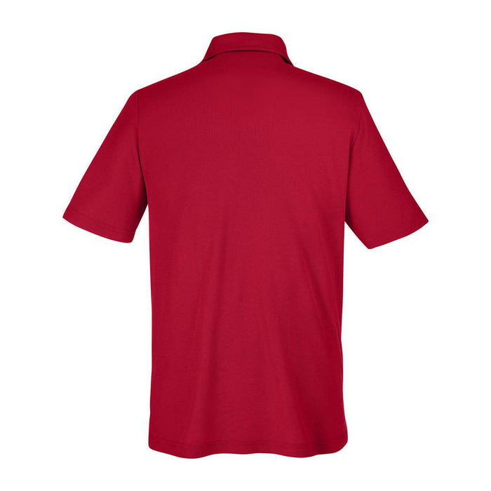 Back angle of the MAS Kansas City Kings Wheelchair Basketball Red Polo against a white background
