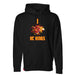 Front angle of the William Taylor MAS Kansas City Kings Wheelchair Basketball Amplife Black Hoodie against a white background