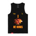 Front angle of the William Taylor MAS Kansas City Kings Wheelchair Basketball Amplife Black Tank Top against a white background