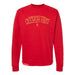 MAS Kansas City Wheelchair Football Arch Red Crewneck Sweatshirt on a white background