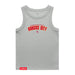 MAS Kansas City Wheelchair Football Arch Women's Grey Organic Tank Top on a white background