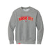 MAS Kansas City Wheelchair Football Arch Youth Heather Grey Crewneck Sweatshirt on a white background