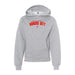 MAS Kansas City Wheelchair Football Arch Youth Heather Grey Hoodie on a white background