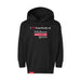 MAS Kansas City Wheelchair Football I Love Somebody at MAS Toddler Black Hoodie on a white background