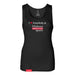 MAS Kansas City Wheelchair Football I Love Somebody at MAS Women's Black Slim Micro Rib Tank Top on a white background
