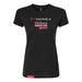 MAS Kansas City Wheelchair Football I Love Somebody at MAS Women's Black Slim T-Shirt on a white background