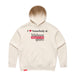 MAS Kansas City Wheelchair Football I Love Somebody at MAS Women's Ecru Modern Hoodie on a white background