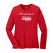 MAS Kansas City Wheelchair Football I Love Somebody at MAS Women's Red Long Sleeve T-Shirt on a white background