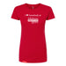 MAS Kansas City Wheelchair Football I Love Somebody at MAS Women's Red Slim T-Shirt on a white background