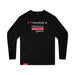 MAS Kansas City Wheelchair Football I Love Somebody at MAS Youth Black Long Sleeve T-Shirt on a white background