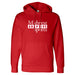 MAS Kansas City Wheelchair Football MAS Logo Red Hoodie on a white background