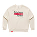 MAS Kansas City Wheelchair Football MAS Logo Women's Ecru Modern Crewneck Sweatshirt on a white background
