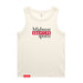 MAS Kansas City Wheelchair Football MAS Logo Women's Ecru Organic Tank Top on a white background