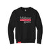 MAS Kansas City Wheelchair Football MAS Logo Youth Black Crewneck Sweatshirt on a white background