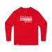 MAS Kansas City Wheelchair Football MAS Logo Youth Red Long Sleeve T-Shirt on a white background