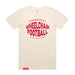 MAS Kansas City Wheelchair Football Warp Ecru & Red T-Shirt on a white background