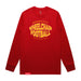 MAS Kansas City Wheelchair Football Warp Red & Gold Long Sleeve T-Shirt on a white background