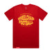 MAS Kansas City Wheelchair Football Warp Red & Gold T-Shirt on a white background