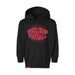 MAS Kansas City Wheelchair Football Warp Toddler Black & Red Hoodie on a white background