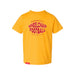 MAS Kansas City Wheelchair Football Warp Toddler Gold & Red T-Shirt on a white background