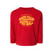 MAS Kansas City Wheelchair Football Warp Toddler Red & Gold Long Sleeve T-Shirt on a white background