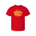MAS Kansas City Wheelchair Football Warp Toddler Red & Gold T-Shirt on a white background
