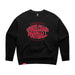 MAS Kansas City Wheelchair Football Warp Women's Black Modern Crewneck Sweatshirt on a white background