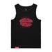 MAS Kansas City Wheelchair Football Warp Women's Black Organic Tank Top on a white background