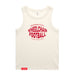 MAS Kansas City Wheelchair Football Warp Women's Ecru Organic Tank Top on a white background