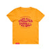 MAS Kansas City Wheelchair Football Warp Youth Gold & Red T-Shirt on a white background