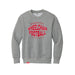 MAS Kansas City Wheelchair Football Warp Youth Heather Grey Crewneck Sweatshirt on a white background