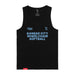 MAS Kansas City Wheelchair Softball Black Tank Top on a white background