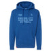 MAS Kansas City Wheelchair Softball Royal Hoodie on a white background