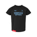 MAS Kansas City Wheelchair Softball Toddler Black T-Shirt on a white background