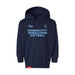 MAS Kansas City Wheelchair Softball Toddler Navy Hoodie on a white background
