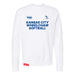 MAS Kansas City Wheelchair Softball White Crewneck Sweatshirt on a white background