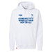 MAS Kansas City Wheelchair Softball White Hoodie on a white background