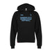 MAS Kansas City Wheelchair Softball Youth Black Hoodie on a white background