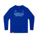 MAS Kansas City Wheelchair Softball Youth Royal Long Sleeve T-Shirt on a white background