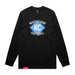 MAS Kansas City Wheelchair Softball Diamond Black Long Sleeve T-Shirt on a white background