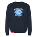 MAS Kansas City Wheelchair Softball Diamond Classic Navy Crewneck Sweatshirt on a white background